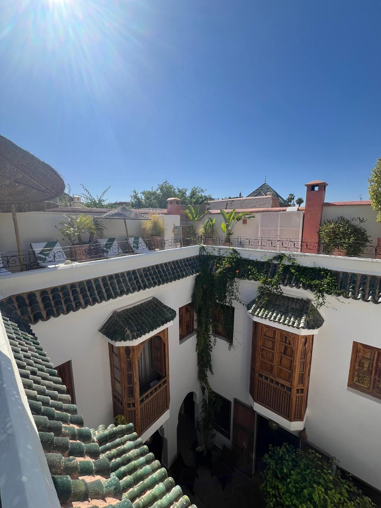 Riad Prive Sadaka Bassin Rooftop Marrákes Kültér fotó