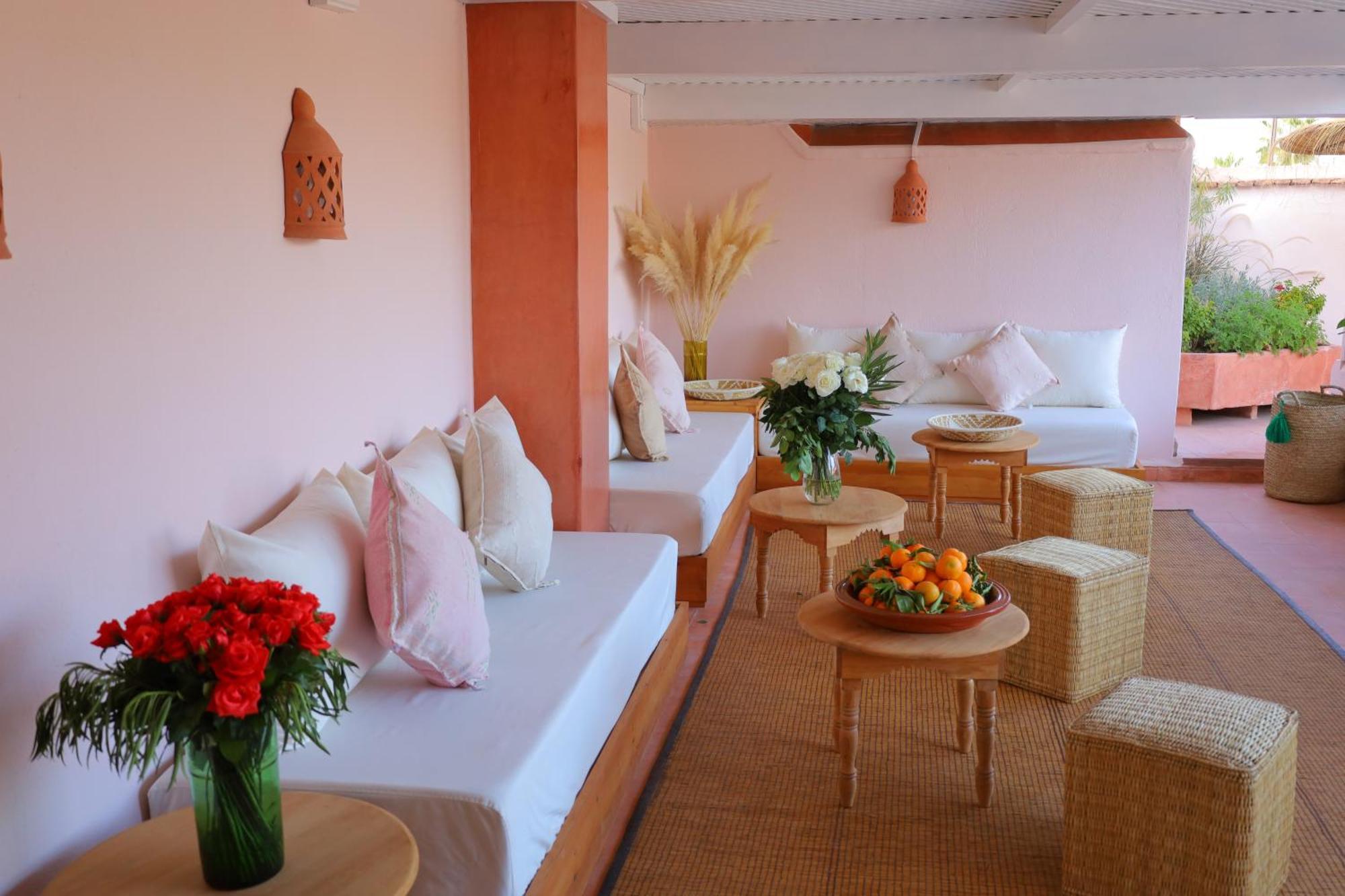 Riad Prive Sadaka Bassin Rooftop Marrákes Kültér fotó