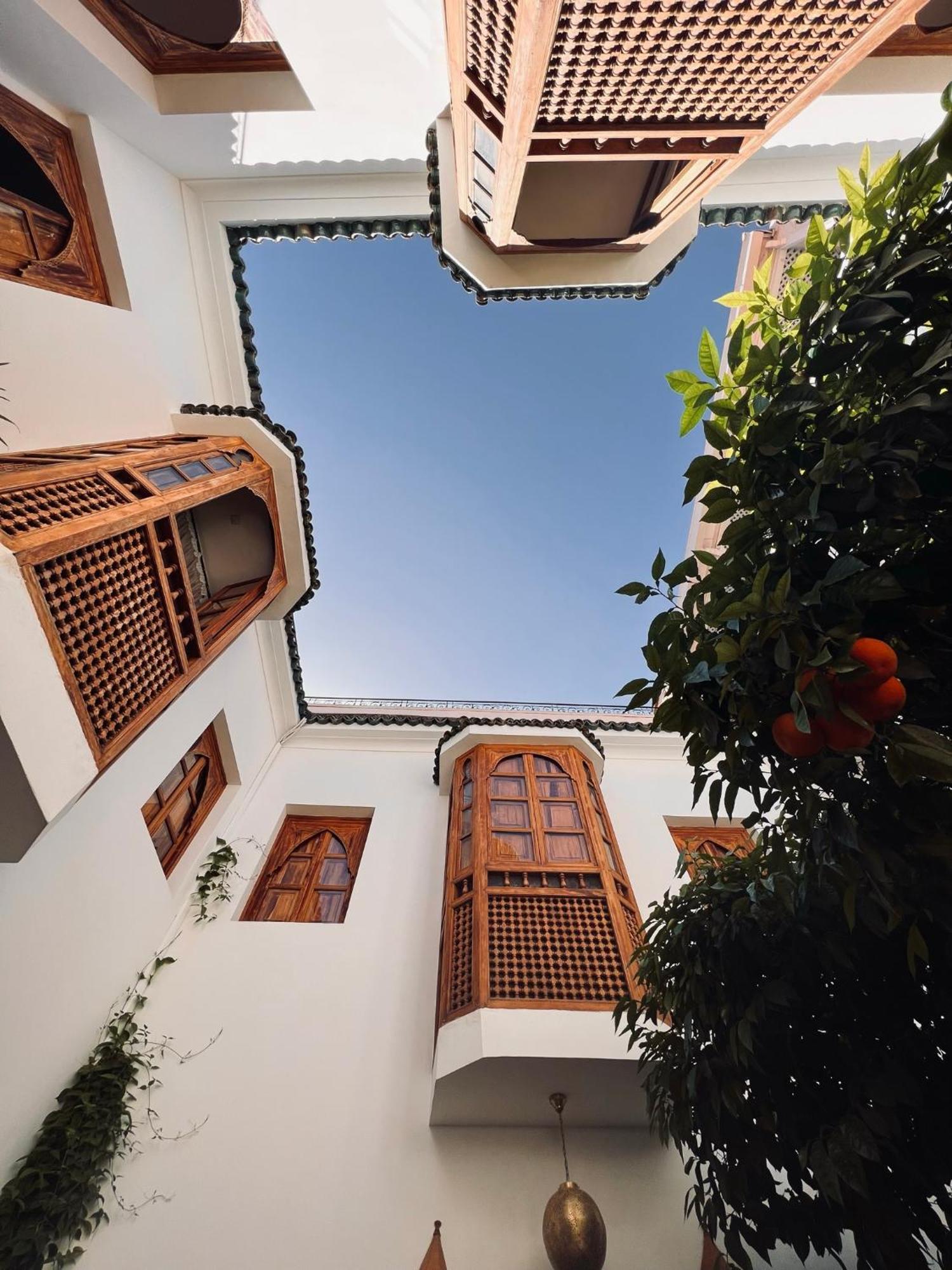 Riad Prive Sadaka Bassin Rooftop Marrákes Kültér fotó