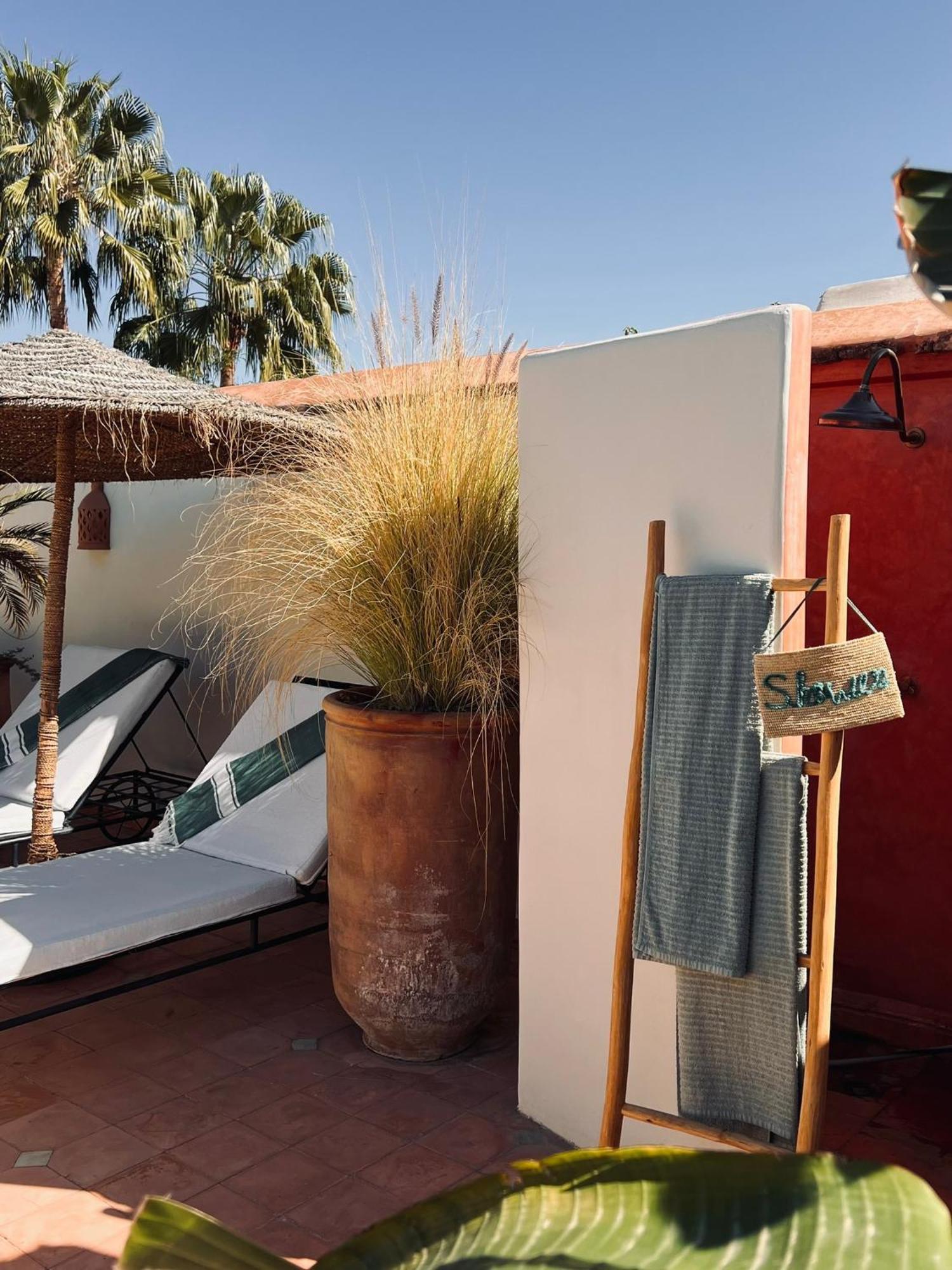 Riad Prive Sadaka Bassin Rooftop Marrákes Kültér fotó