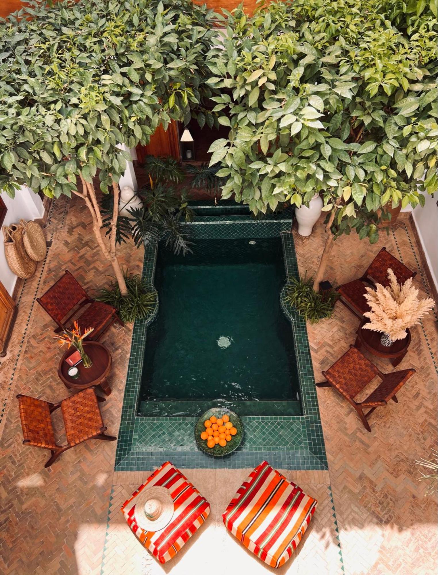 Riad Prive Sadaka Bassin Rooftop Marrákes Kültér fotó