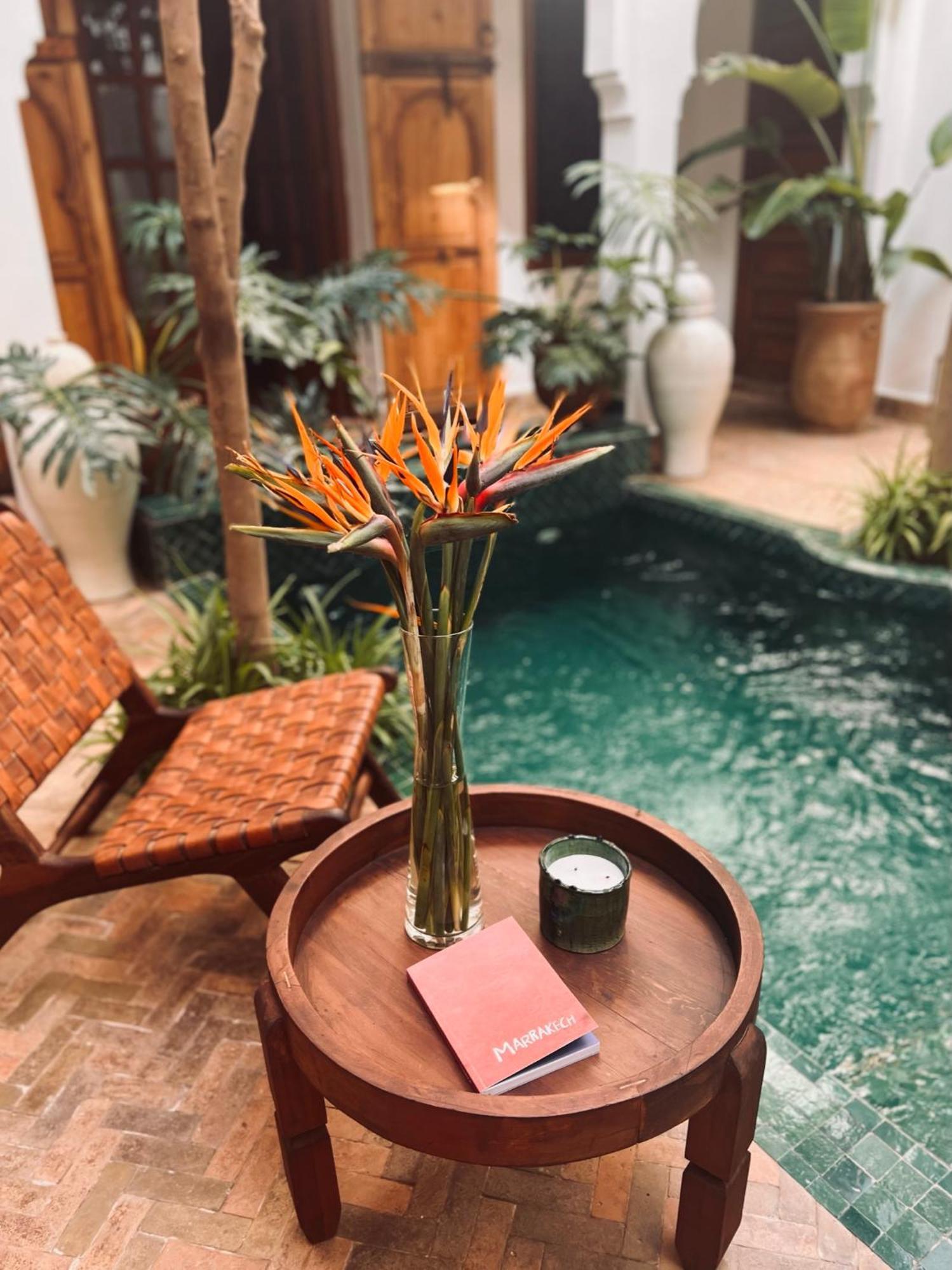 Riad Prive Sadaka Bassin Rooftop Marrákes Kültér fotó